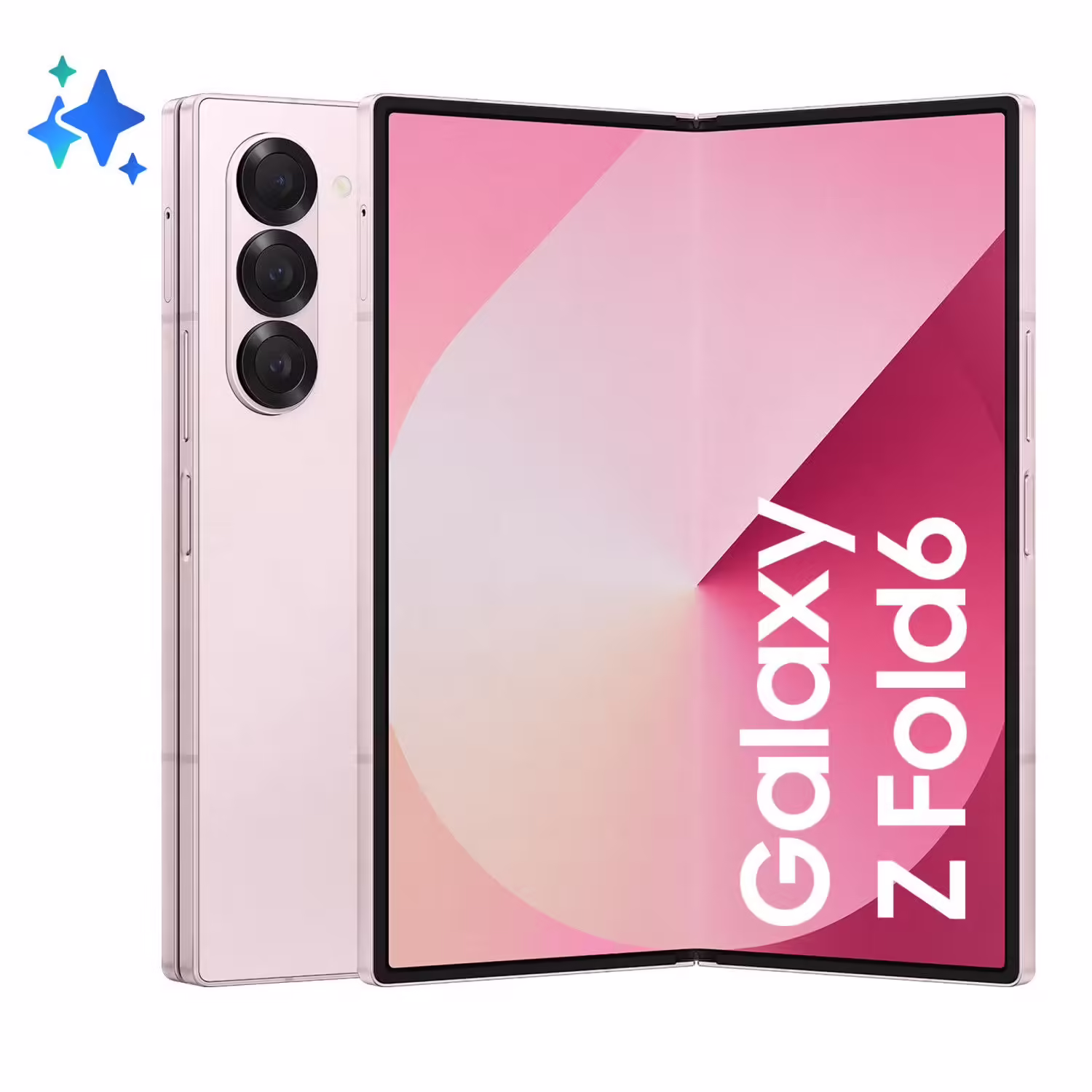 Samsung Galaxy Z Fold6 smartphone AI, 512 GB, RAM 12 GB, scherm 6,3“/7,6” Dynamic AMOLED 2X, roze